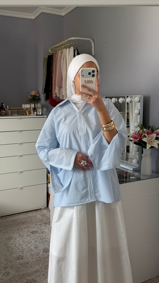 Blouse bleu